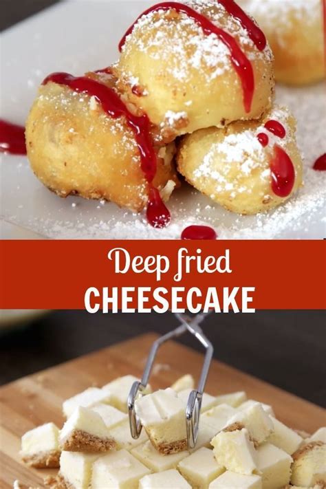 Deep Fried Cheesecake This Recipe Is So Easy To Make And Will Take Your Love For Cheesecake To