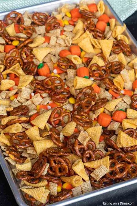 Halloween Chex Mix Easy Halloween Snack Mix Recipe