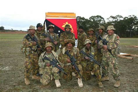 Papuan New Guinea Team For Aasam 2014 Australian Army Skills At Arms