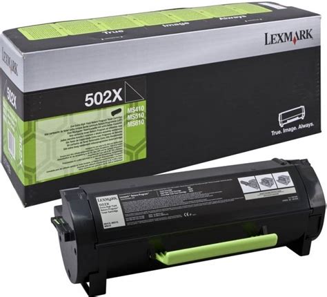 Lexmark Toner 502X Black Extra High Capacity Return Arles