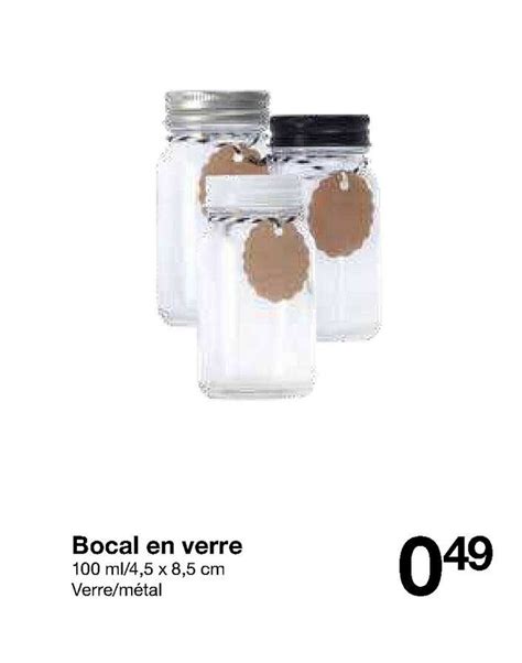 Promo Bocal En Verre Chez Zeeman Icatalogue Fr