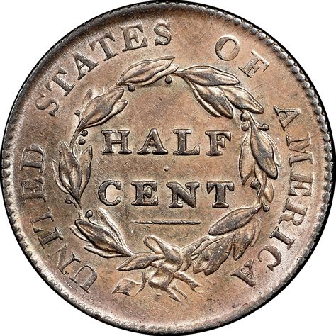 1825 1/2C MS Classic Head Half Cents | NGC