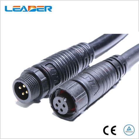 M12 4 Pin Waterproof Cable Connector