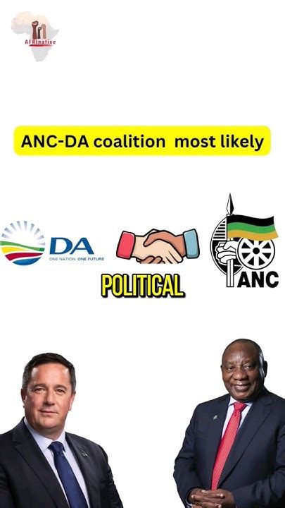 South Africa Heading For Anc Da Coalition Government Shorts