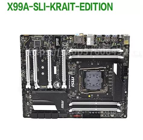 MSI X99A SLI Krait Edition Motherboard Intel X99 M 2 Lga 2011 3 Atx