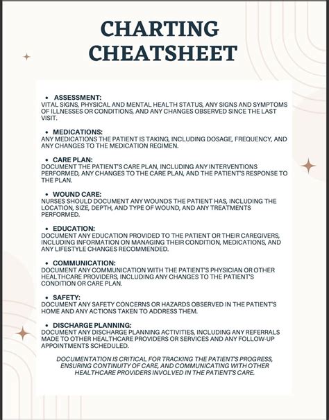 Charting Cheat Sheet Great For Nursing Students And New Grads Etsy