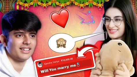 Total Gaming Proposed Payal Gaming 😍 Funny Superchat Reaction Video 🤣