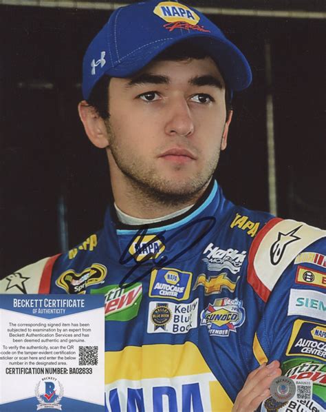 Chase Elliott Signed 8x10 Photo Beckett Pristine Auction