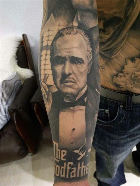 The Godfather Godfather Tattoo Gangster Tattoos Tattoo Sleeve Men