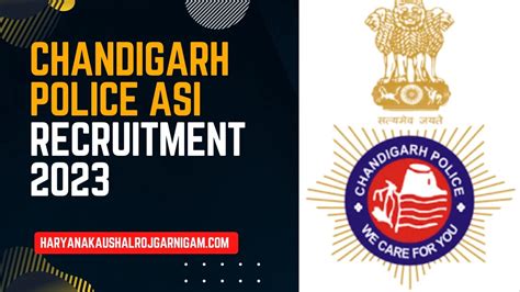 Chandigarh Police ASI Recruitment 2023 Png Webp