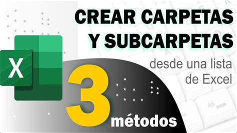 C Mo Crear Carpetas Y Subcarpetas Desde Una Lista De Excel M Todos