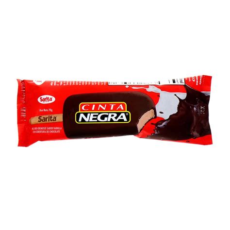 Paleta Sarita Cinta Negra 70 Gr