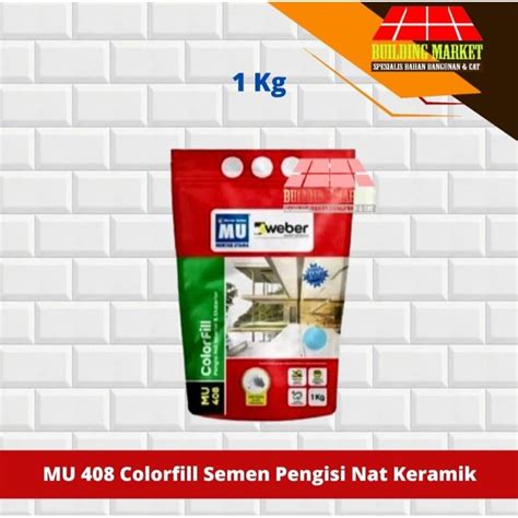 Jual Semen Warna Pengisi Nat Keramik MU 408 Colorfill Tile Grout 1 Kg