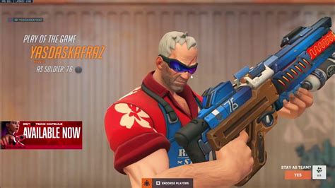 Surefour Soldier 76 Gameplay Potg Overwatch 2 Season 9 Top 500 Youtube