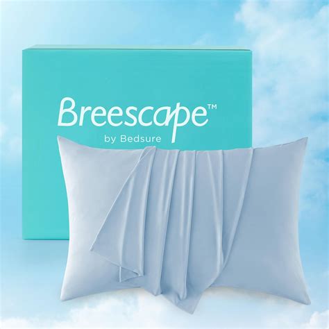 Amazon Bedsure Breescape Cooling Pillow Cases King Size Set Of 2 Cool Pillowcases For Hot