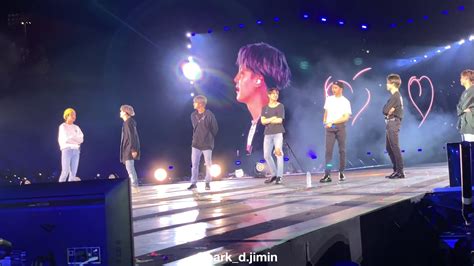 4K BTS 엔딩 멘트 Closing Ment Speak Yourself Rose Bowl Pasadena 방탄소년단 월드