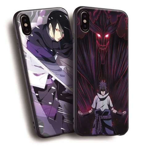 Sasuke Uchiha Naruto Anime Soft Silicone Phone Case Cover Shell For