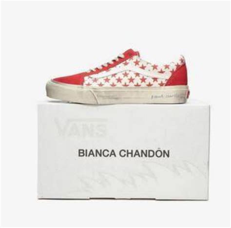 送料無料 28 5cm Bianca Chandon Vault by Vans Old Skool VLT LX Red White バンズ