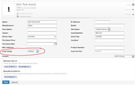 When Scanning Network For MAC It Only Detects The Apache Web Server