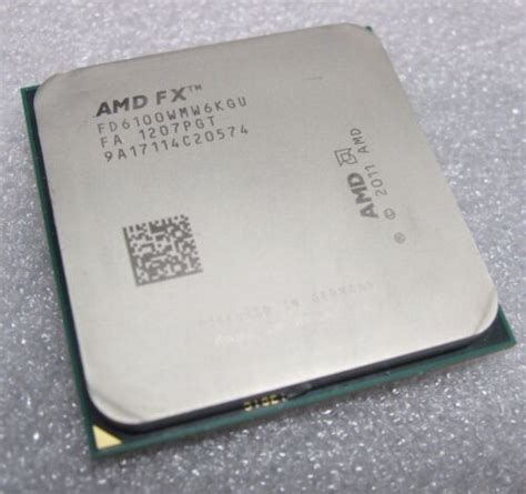 AMD FX-6100 Black Edition Sockel AM3+ (FD6100WMW6KGU) Six Core CPU 3 ...