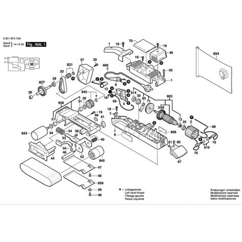 BOSCH GBS 75 AE PROFESSIONAL Ponceuse A Bande 0601274708