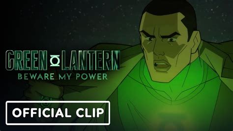 Green Lantern Beware My Power Exclusive John Stewart Origin Clip 2022 Aldis Hodge Youtube