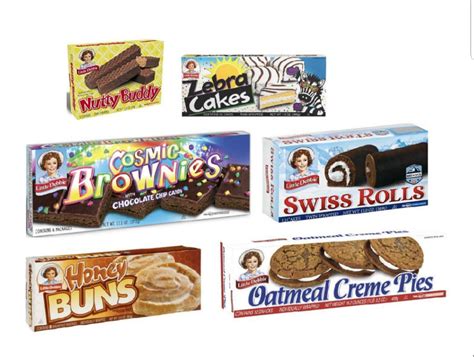 Little Debbie Dessert Bundle Nutty Buddy Oatmeal Cream Pies Swiss