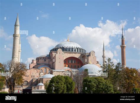 Hagia Sophia Grand Mosque Ad Unesco World Heritage Site Istanbul