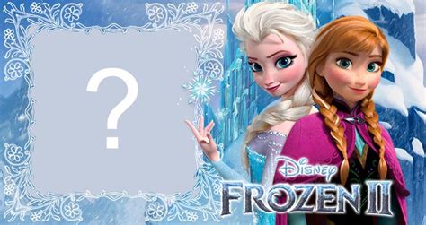 Moldura Para Foto A Ana E A Elsa Do Filme Frozen Adicione Uma Foto