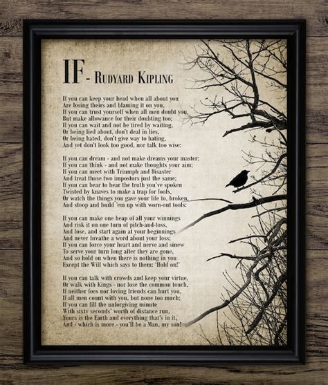 Printable If By Rudyard Kipling Hot Sale