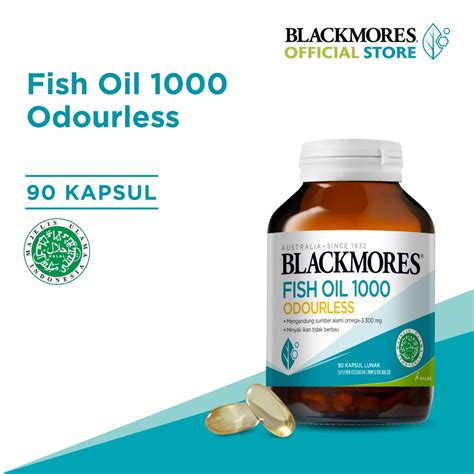 Jual Blackmores Odourless Fish Oil 1000 Minyak Ikan Tidak Berbau 2