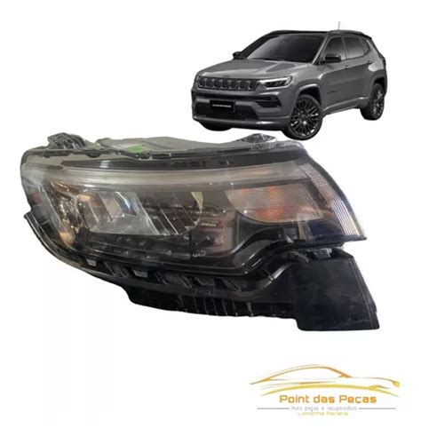 Farol Jeep Compass Led Original Lado Direito Frete Gr Tis