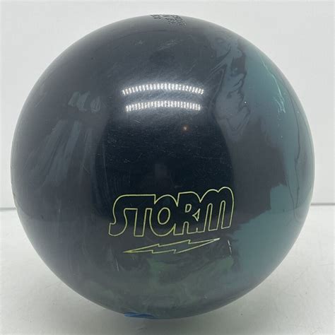 Storm Marvel S Nrg Bowling Ball 15lb Black Green Balance Hole Rare Ebay