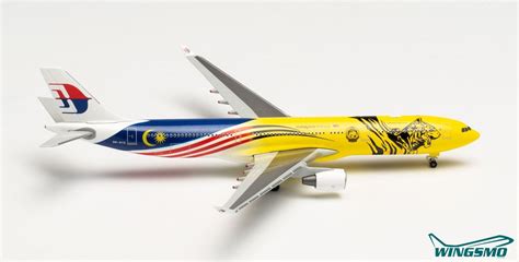 Herpa Wings Malaysia Airlines Harimau Malaya Airbus A