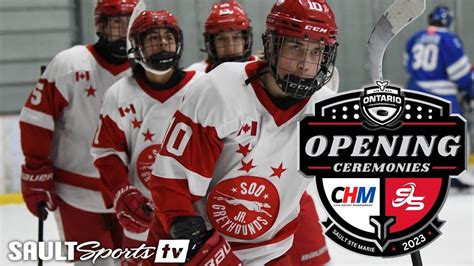 2023 OHF U15 AAA HOCKEY CHAMPIONSHIPS OPENING CEREMONIES YouTube