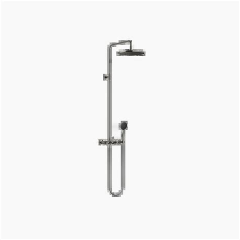 Tara Dark Chrome Robinetteries De Douche Colonne De Douche Mm