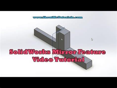 Learn SolidWorks Mirror Feature Tutorial_SolidWorksTutorials4Beginners ...