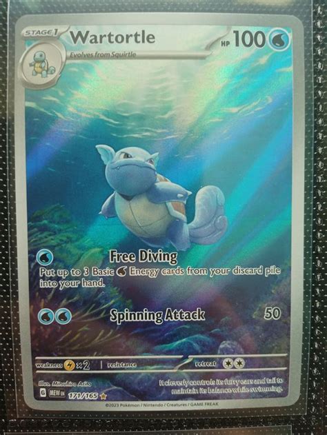 Wartortle Schillok Alternate Art Pokemon Mew Kaufen Auf Ricardo