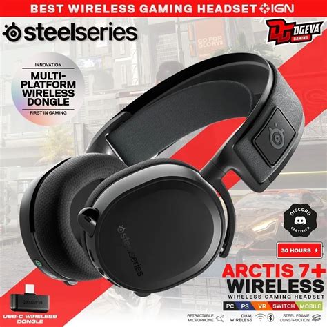 Топ! Steelseries Arctis 7 plus/+ Wireless Наушники/Гарнитура: 210 у.е ...
