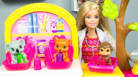 Barbie Zoo Doctor Toy Playset Review By Kinder Playtime Youtube