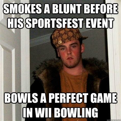 Smokes A Blunt Before His Sportsfest Event Bowls A Perfect Game In Wii