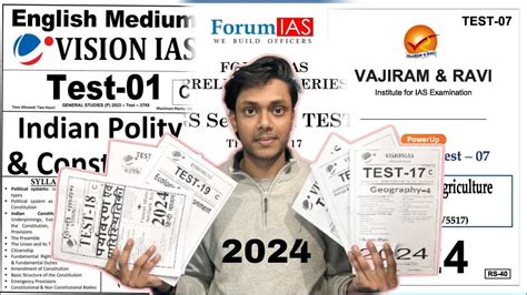 Upsc Prelims Test Series Comparison Vision Vajiram Forum Ias