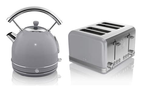 Swan Kettle and Toaster Set | Groupon Goods