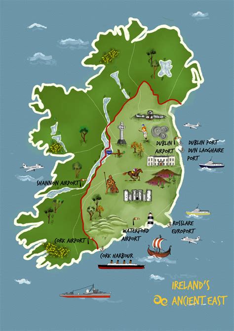 Neolithic Sites In Ireland Map Grazia Gilbertina