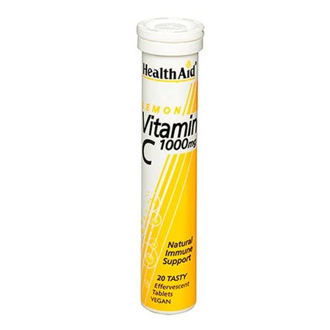 Buy Healthaid Vitamin C 1000mg Lemon Effervescent Tablets Online In