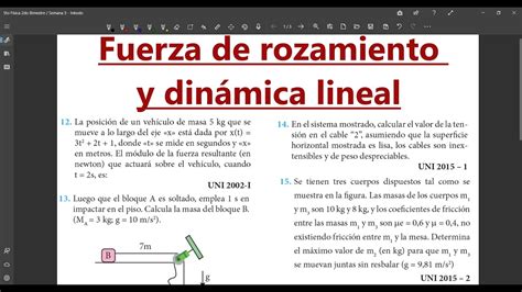 Pdf Fuerza De Rozamiento Ejercicios Resueltos Matemovil