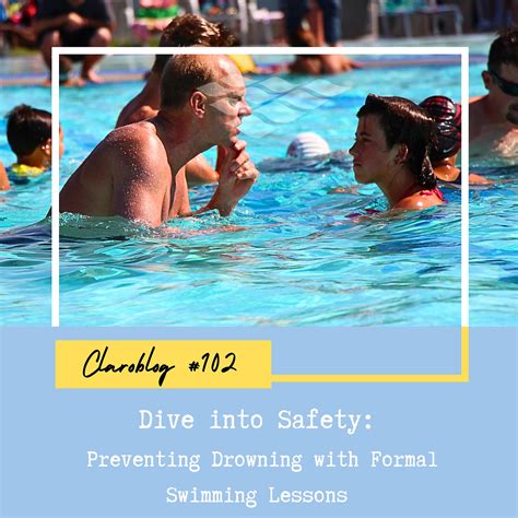 Dive Into Safety Preventing Drowning With Formal Swimming Lessons