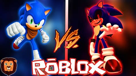 Sonic Boom Vs Sonic Boom Exe Batalla Epica De Personajes En Roblox