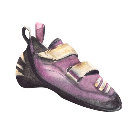 Climbing Boulder Black Purple With Red Elements Shoes Rock Wall
