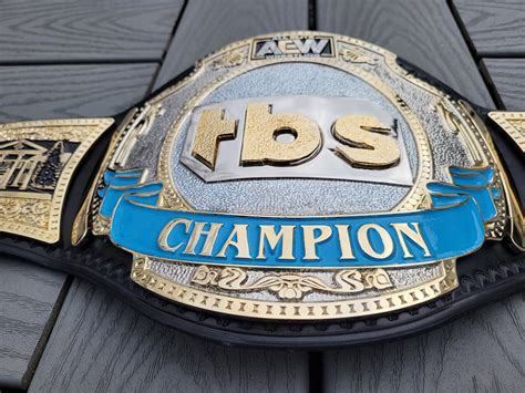 All Elite Wrestling Aew Tbs Championship Belts By Dan